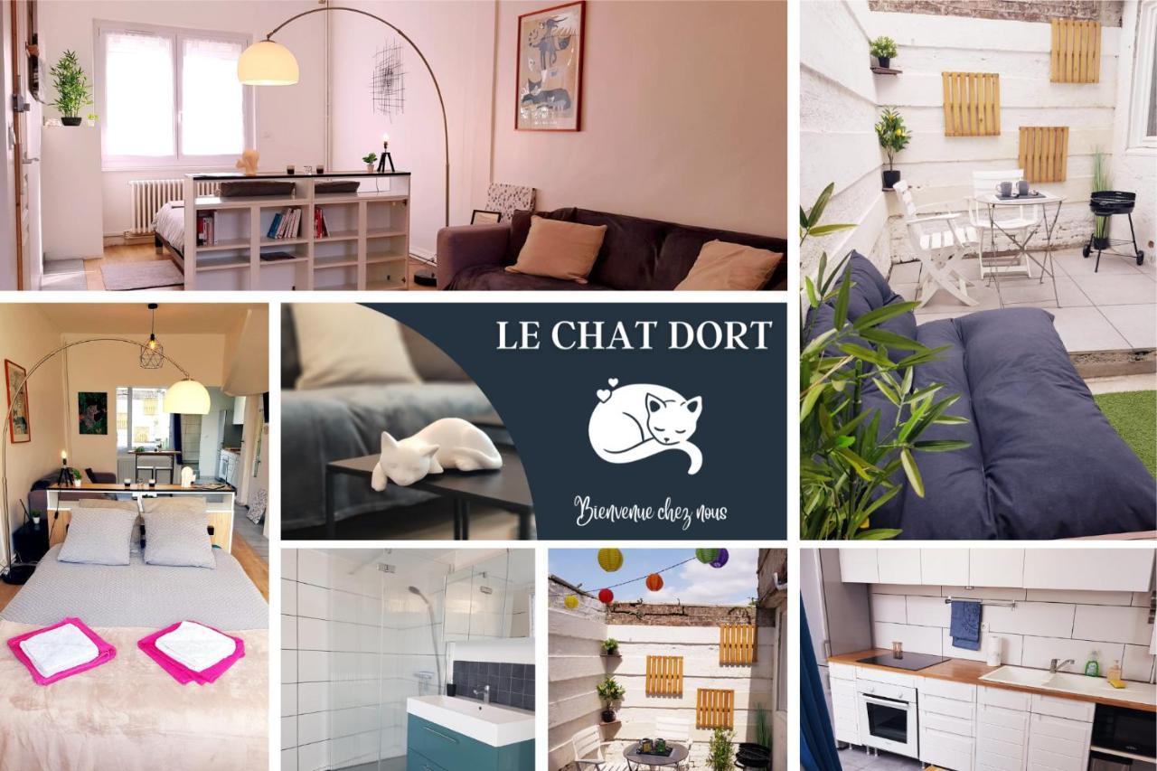 Le Chat D'Or - 35M2 - Terrasse - Bbq - Wifi Hd Amiens Exterior foto